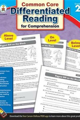 Cover of Differentiated Reading for Comprehension, Grade 2