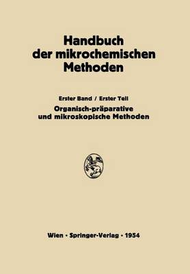 Cover of Praparative Mikromethoden in Der Organischen Chemie