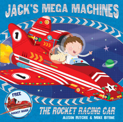 Book cover for Jack's Mega Machines: The Rocket Racing Car