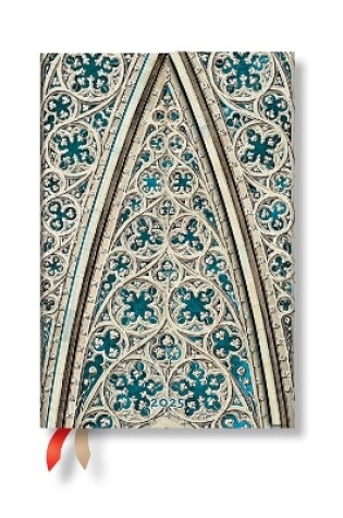 Cover of Vault of the Milan Cathedral (Duomo di Milano) Mini 12-month Verso Hardback Dayplanner 2025 (Wrap Closure)