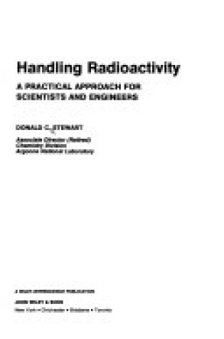 Cover of Handling Radioactivity