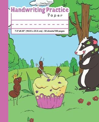 Book cover for Kindergarten Handwriting Practice Paper