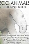 Book cover for Zoo Animals Coloring Book