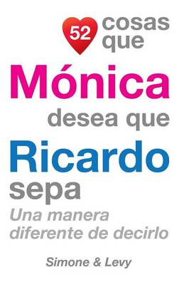 Book cover for 52 Cosas Que Mónica Desea Que Ricardo Sepa