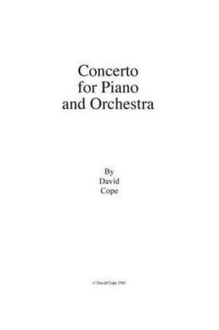 Cover of Concerto for Piano and Orchestra