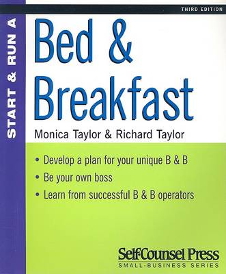 Book cover for Start and Run a Bed and Breakfast