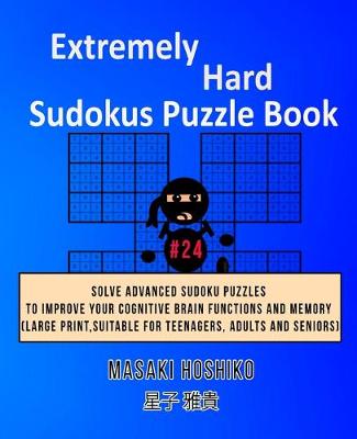 Book cover for Extremely Hard Sudokus Puzzle Book #24