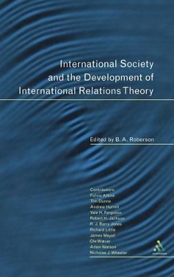 Book cover for International Society and the Development of International Relations Theory