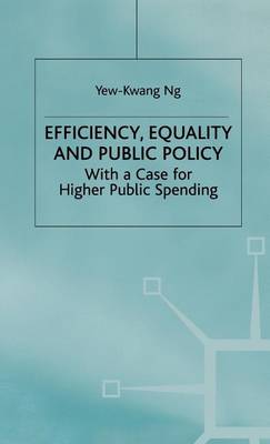 Book cover for Efficiency, Equality and Public Policy