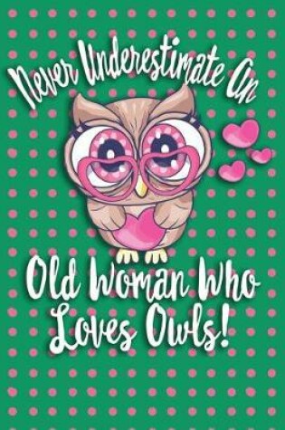 Cover of Never Underestimate An Old Woman Who Loves Owls