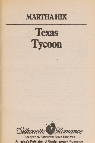 Cover of Texas Tycoon