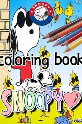 Cover of Snoopy Coloring Book Vol.1-2