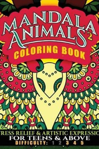 Cover of Mandala Animals 2 Coloring Book