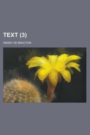 Cover of Text (3 )