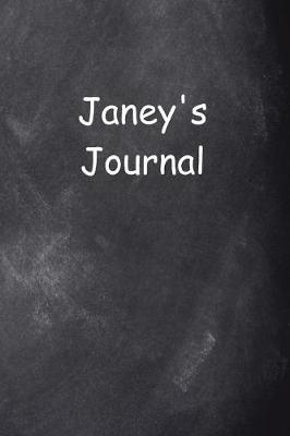 Cover of Janey Personalized Name Journal Custom Name Gift Idea Janey