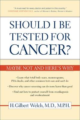 Book cover for Should I Be Tested for Cancer?