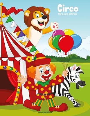 Cover of Circo libro para colorear 1