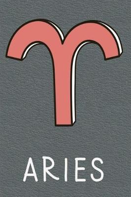 Book cover for Aries Zodiac Sign Notebook