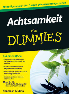Book cover for Achtsamkeit fur Dummies