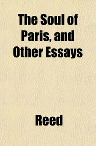 Cover of The Soul of Paris, and Other Essays