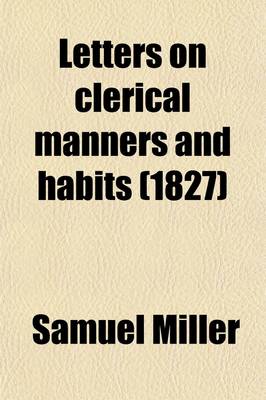 Cover of Letters on Clerical Manners and Habits (1827)