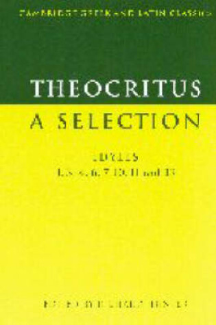 Cover of Theocritus: A Selection