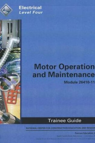 Cover of 26410-11 Motor Operation and Maintenance TG