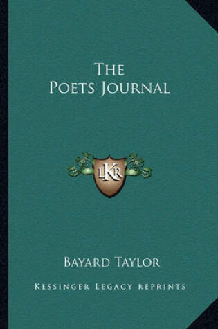 Cover of The Poets Journal the Poets Journal