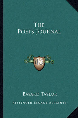 Book cover for The Poets Journal the Poets Journal