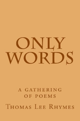 Cover of only words