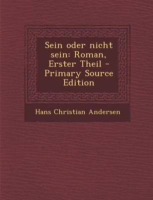 Book cover for Sein Oder Nicht Sein