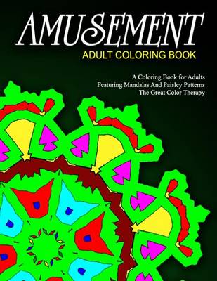 Book cover for AMUSEMENT ADULT COLORING BOOK - Vol.4