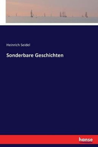 Cover of Sonderbare Geschichten