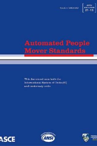 Cover of Automated People Mover Standards (21-13)