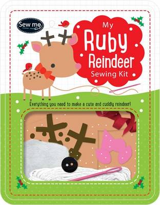 Book cover for Ruby the Reindeer Sewing Tin