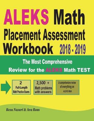 Book cover for ALEKS Math Placement Assessment Workbook 2018 - 2019