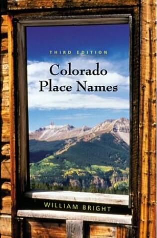 Cover of Colorado Place Names