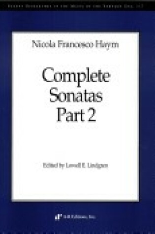 Cover of Complete Sonatas