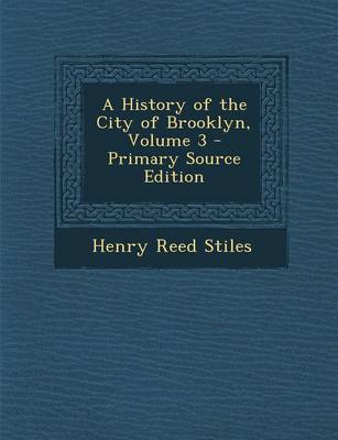 Book cover for A History of the City of Brooklyn, Volume 3