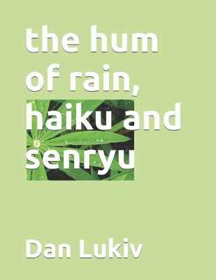 Book cover for The hum of rain, haiku and senryu