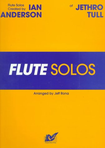 Book cover for Flute Solos Created by Ian Anderson of Jethro Tull