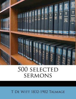 Book cover for 500 Selected Sermons