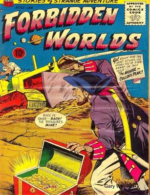 Book cover for Comic Book Forbidden Worlds 50
