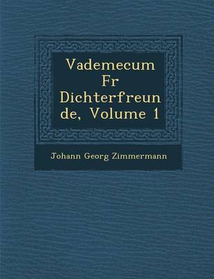 Book cover for Vademecum Fur Dichterfreunde, Volume 1