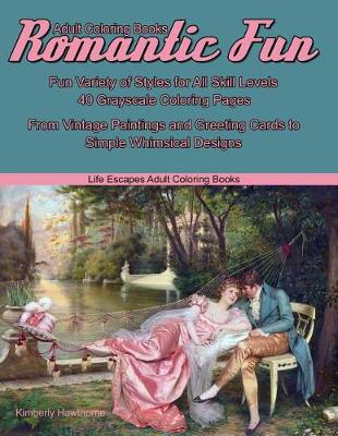Book cover for Adult Coloring Books Romantic Fun
