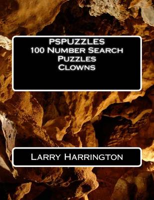 Book cover for PSPUZZLES 100 Number Search Puzzles Clowns