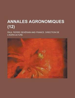 Book cover for Annales Agronomiques (12 )