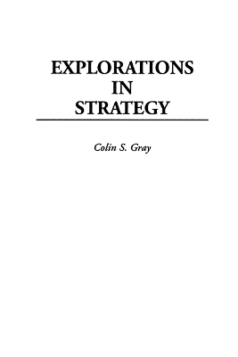 Book cover for Explorations in Strategy