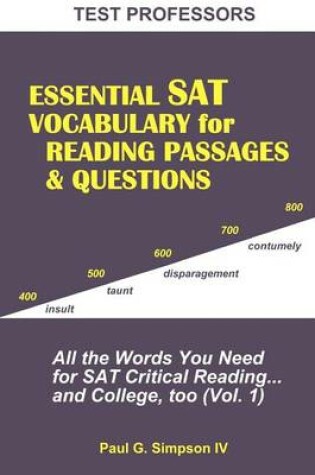 Cover of Essential SAT Vocabulary for Reading Passages & Questions