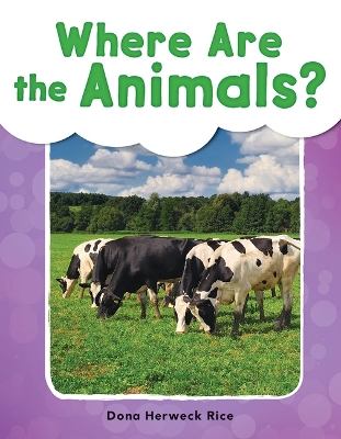 Cover of Where Are the Animals?